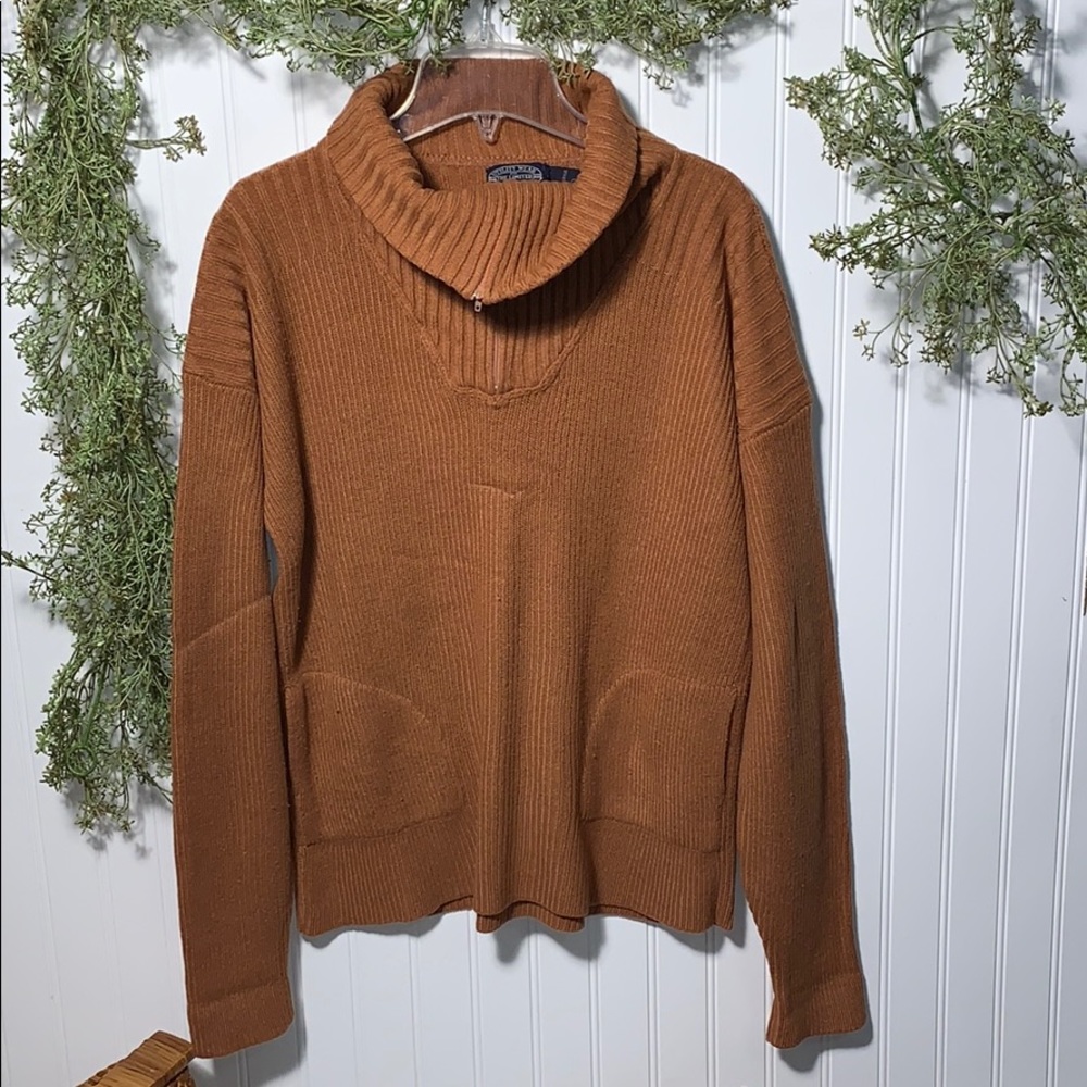 The Limited Ribbed Long Sleeve Sweater